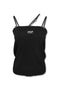 SPIRAL BUTTON THREE STRAP CAMISOLE -BLACK-